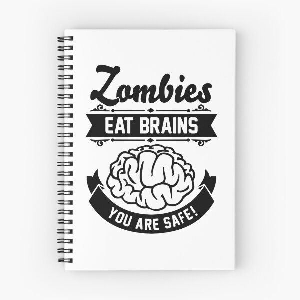 Item preview, Zombies eat brains you are safe! designed and sold by Cheesybee.