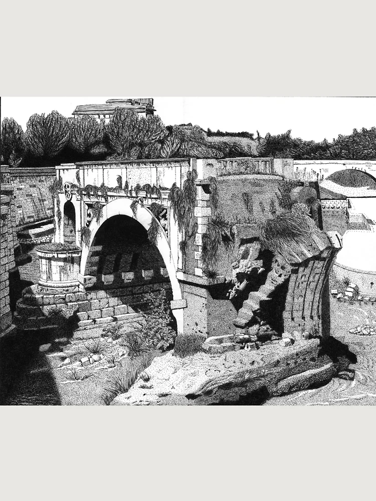 Thumbnail 6 of 6, Premium Oversized Hoodie, Ponte Rotto designed and sold by Pete Bottomley.