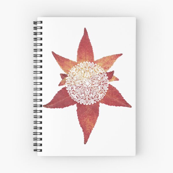 Item preview, Autumn leaves mandala - OneMandalaADay designed and sold by onemandalaaday.
