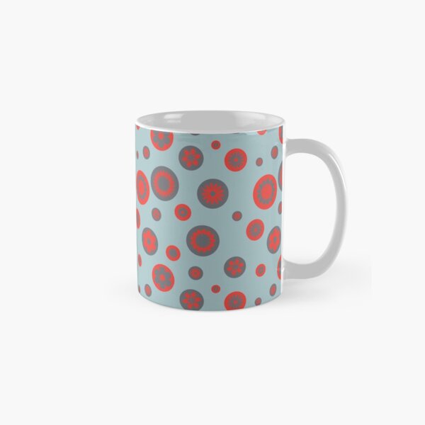 Flowers and circles Classic Mug