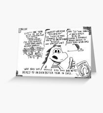 #OccupyHistory lil' kim jong-il is dead Greeting Card