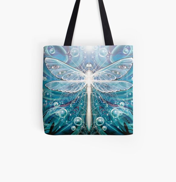 Dragonfly Dreaming All Over Print Tote Bag