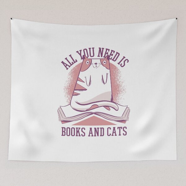 Item preview, Cat and books are all you need at home designed and sold by DerSenat.