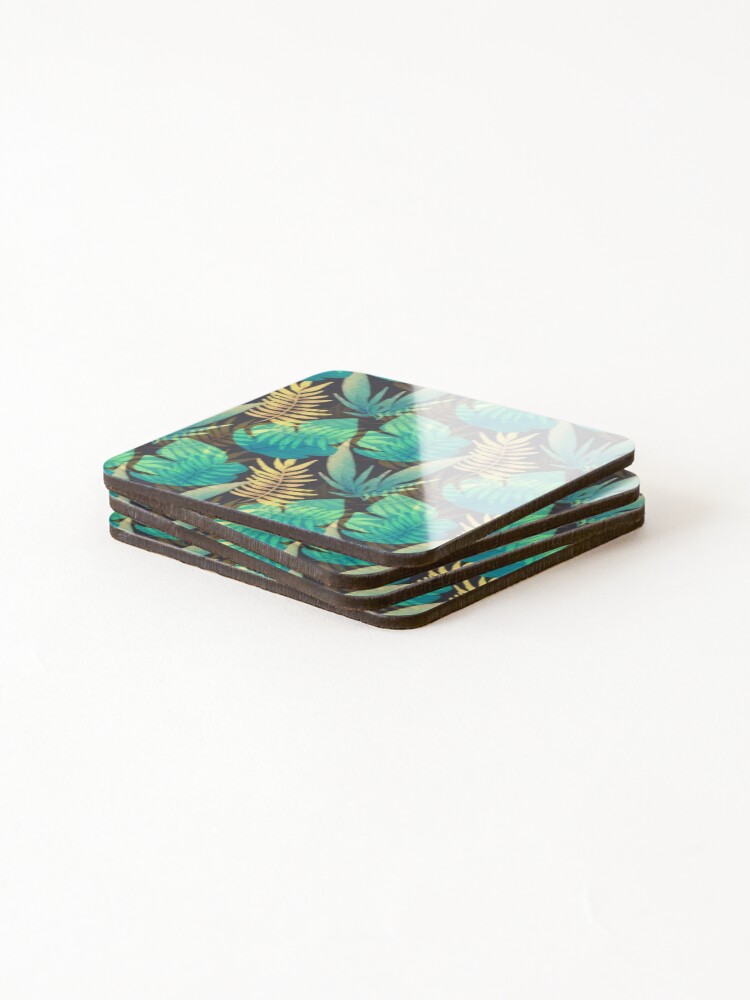 Thumbnail 4 of 5, Coasters (Set of 4), Leaf designed and sold by Raju2018.