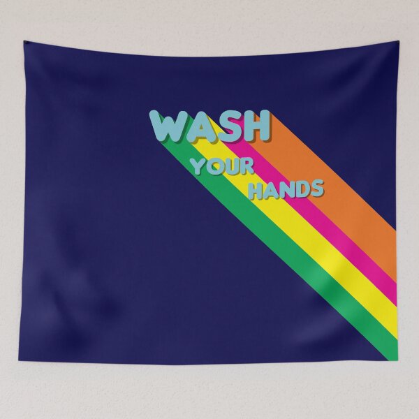 Item preview, Wash Your Hands Long Shadows designed and sold by Civil-Woke.