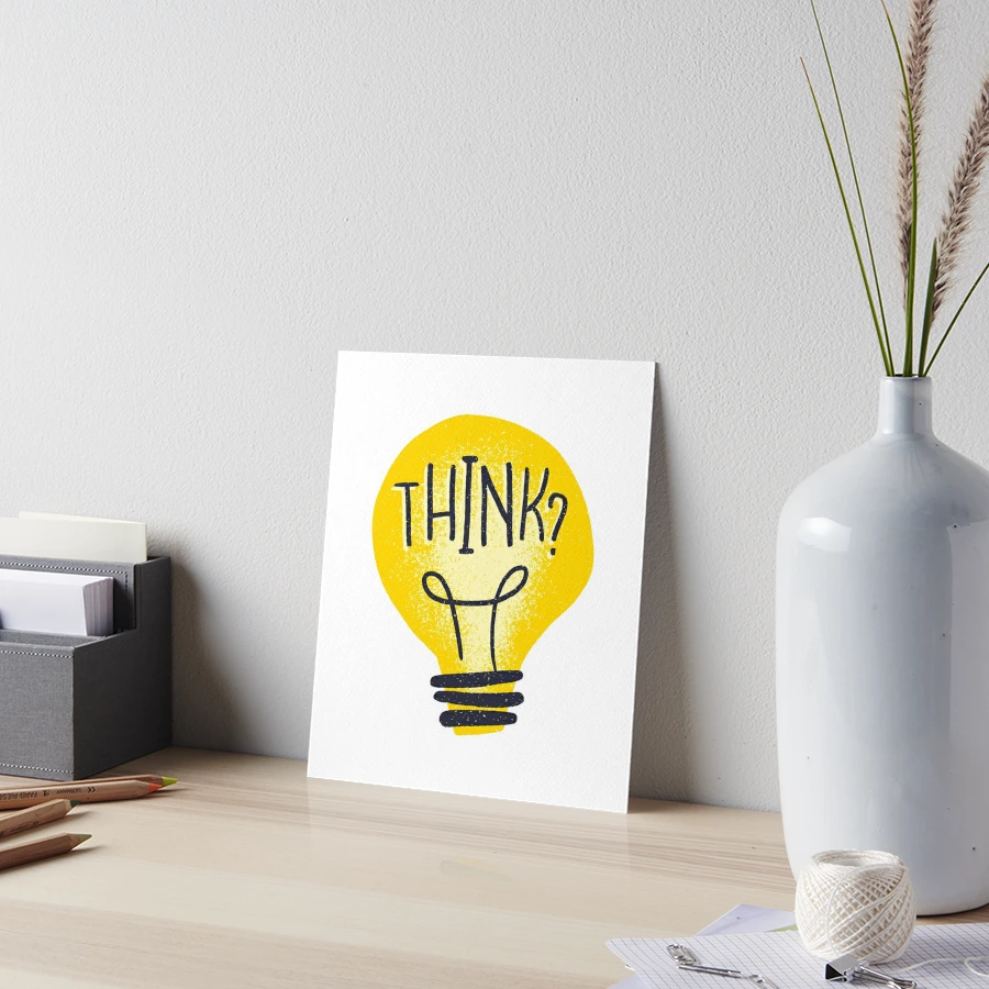 Brainstorming Lightbulb on Blackboard With Concept Sticky Notes Photo  Photograph Cool Wall Decor Art Print Poster 18x12 - Poster Foundry