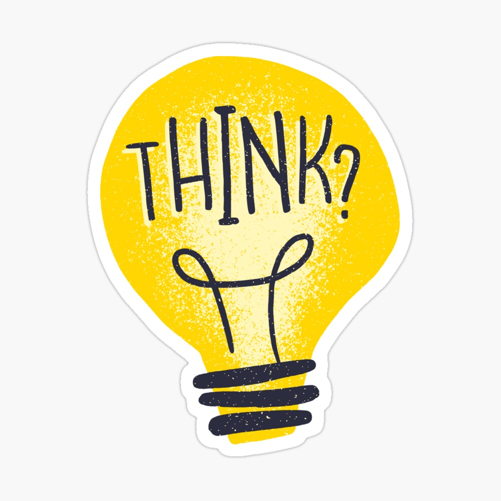 Light bulb, thinking, idea Poster by DerSenat