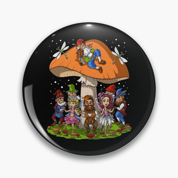 Item preview, Cottagecore Mushroom Gnomes designed and sold by underheaven.