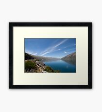 Tranquil lake Framed Print