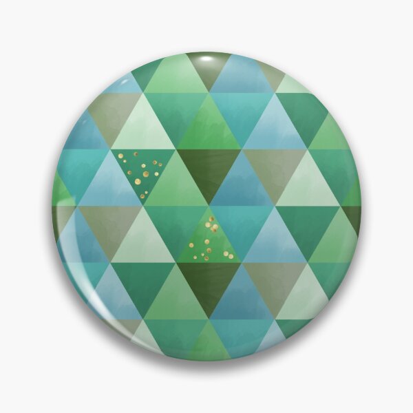 Item preview, Autumn Triangle Pattern - Green, Light Blue, Teal, Khaki, Moss designed and sold by alexixela.