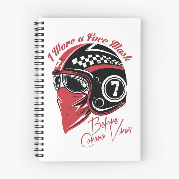 Item preview, I Wore a Face Mask Before Coronavirus covid 19 Motorcycle Sticker & T-Shirt designed and sold by OuterShellUK.