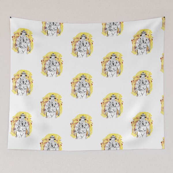 Item preview, Firefighter fire walking drawing minimalist  designed and sold by Tropical Blood.
