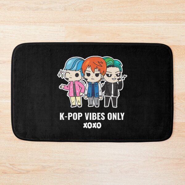 Aperçu de l'œuvre K-Pop vibes only | Kawaii K-Pop Design créée et vendue par ErenStream.