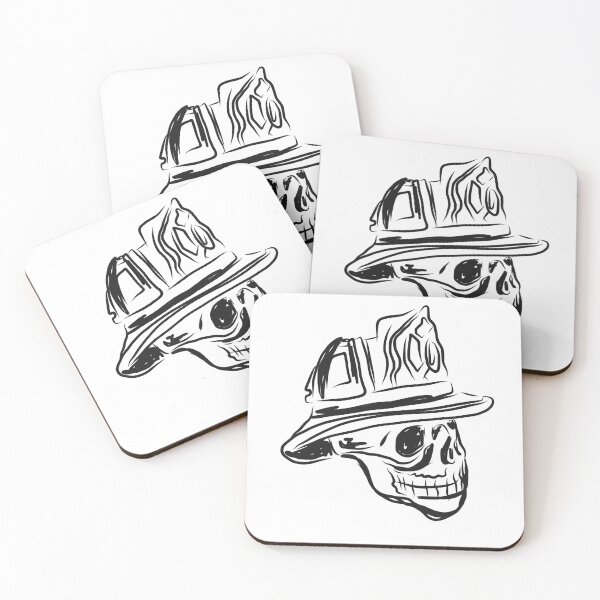 Item preview, Firefighter skull helmet  designed and sold by Tropical Blood.