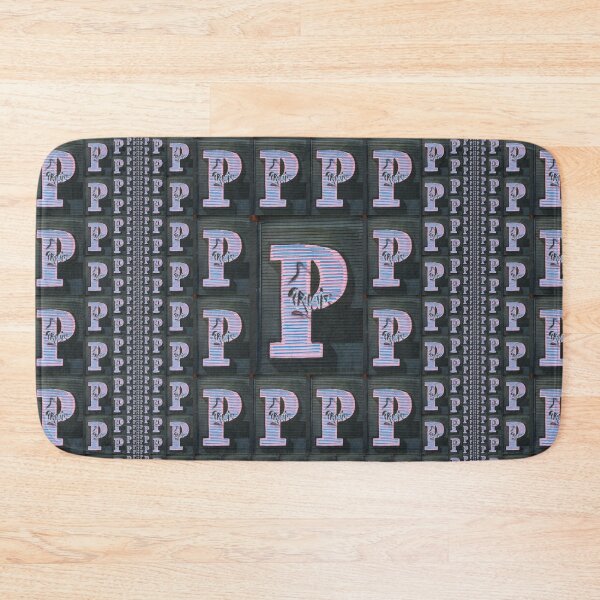 Item preview, CAPITAL LETTER P. MAGIC CARPET Repeated Size Reductions  designed and sold by mister-john.