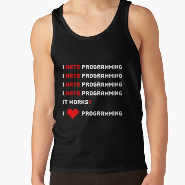 Item preview, I Hate and Love Programming designed and sold by RaccoonBrother.