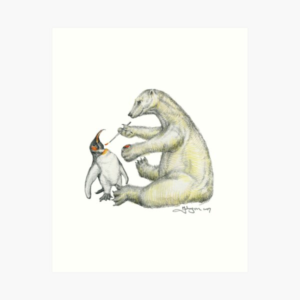 Colour Bear Art Print