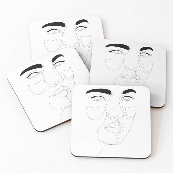 Item preview, Line art woman face designed and sold by OneLinePrint.