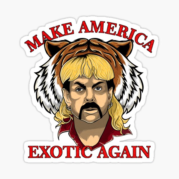 Free Joe Exotic Stickers Redbubble