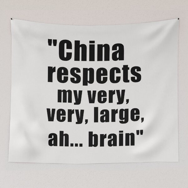 Item preview, China respects my brain. designed and sold by shawaky.