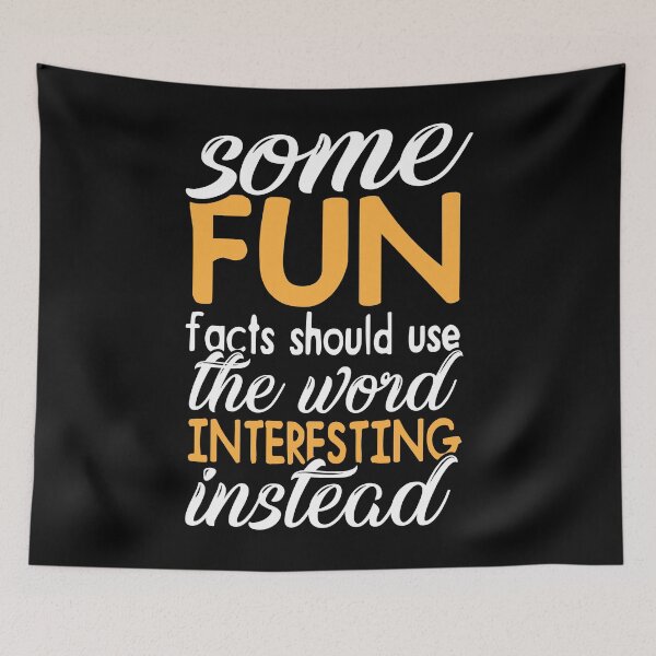 Item preview, some fun facts designed and sold by onum2018.