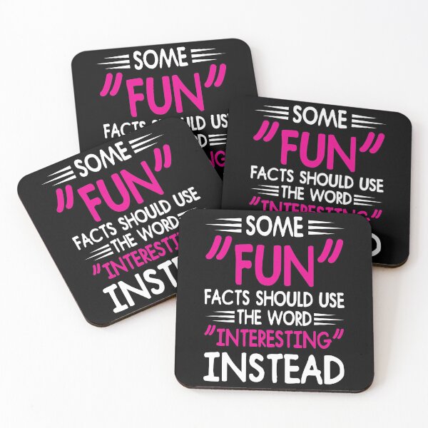 Item preview, Some fun facts (pink design) designed and sold by onum2018.