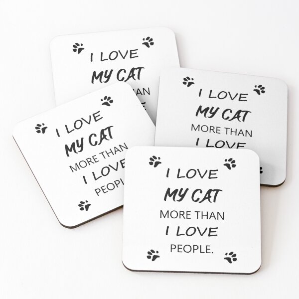 Item preview, I love my cat designed and sold by claudiasartwork.