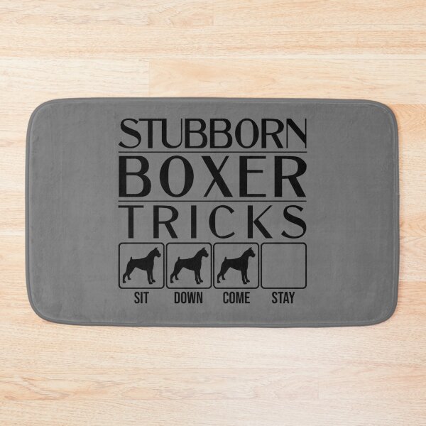 Item preview, Funny Boxer Design: Stubborn Boxer Tricks / Stubborn Dog Tricks, funny gift idea designed and sold by HEJAshirts.