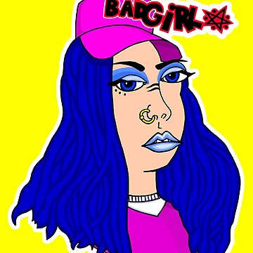 Artwork thumbnail, Bad Girl by RUNICJOHN