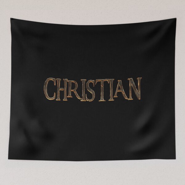Item preview, First name Christian designed and sold by wolfgangrainer.