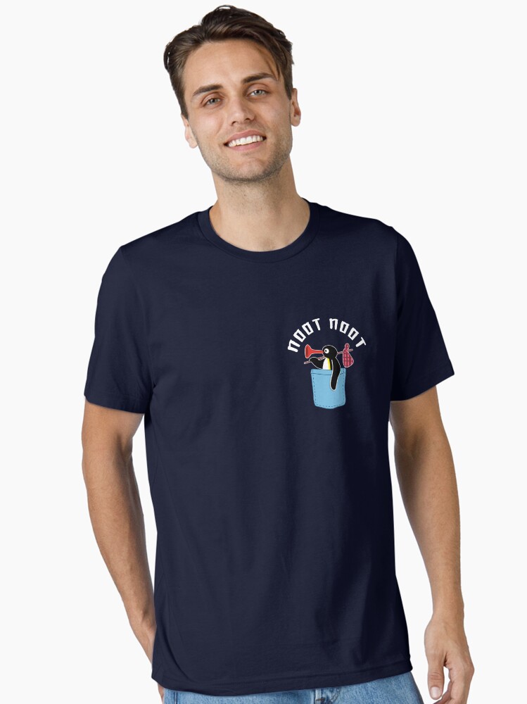 Imagen 2 de 7, Camiseta esencial con la obra Pingüino Noot Noot, diseñada y vendida por samer11.