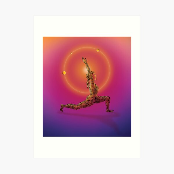 Warrior of Light Art Print