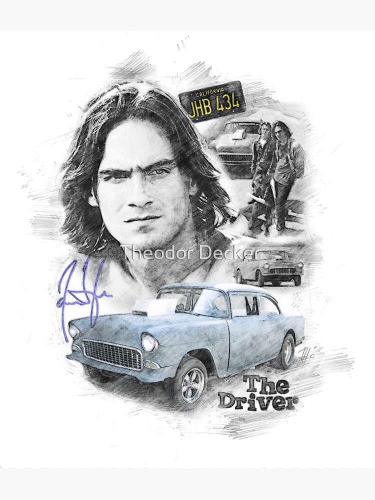 "James Taylor, The Driver" Sticker for Sale by theodordecker | Redbubble