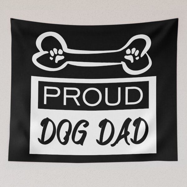 Artikelvorschau, Proud Dog Dad entworfen und verkauft von claudiasartwork.