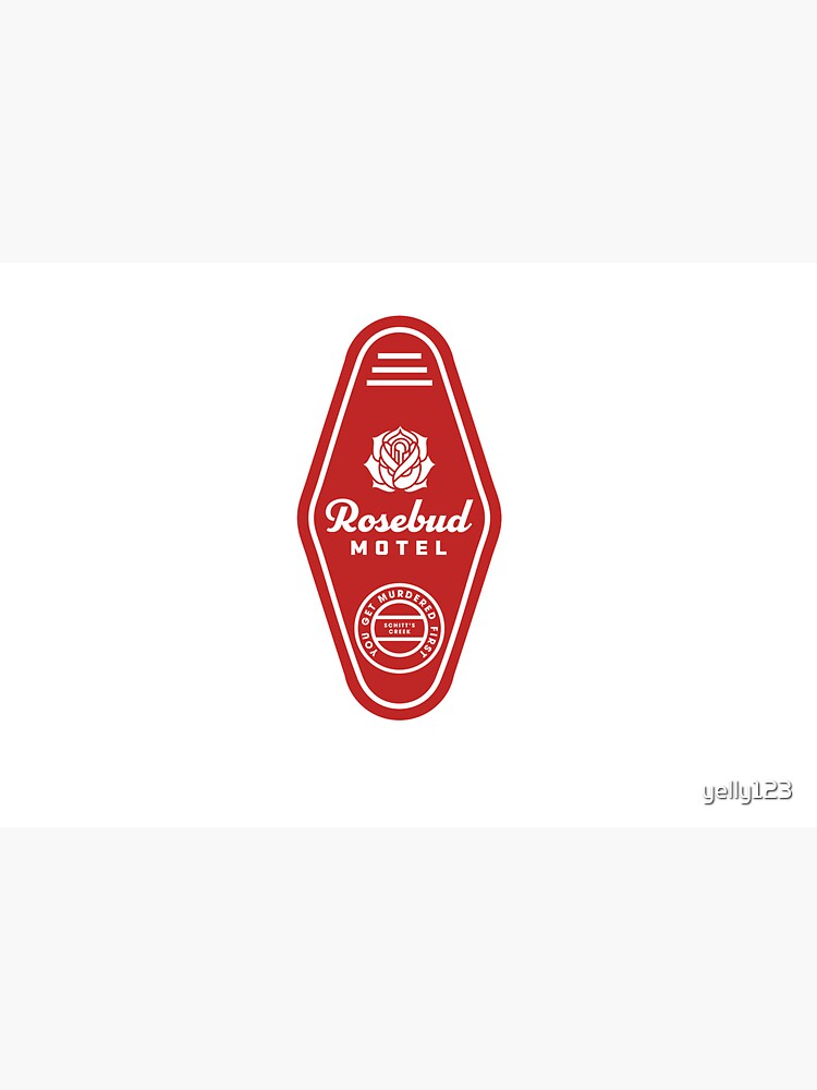 Rosebud Motel Keychain Schitt's Creek by yelly123