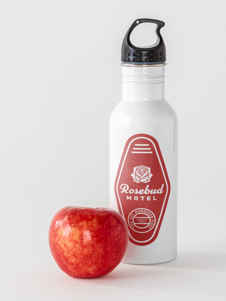 Alternate view of Rosebud Motel Keychain Schitt's Creek Water Bottle