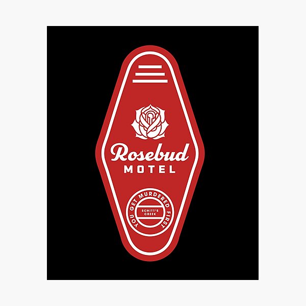 Rosebud Motel Keychain Schitt's Creek Photographic Print