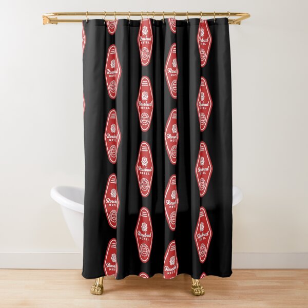 Rosebud Motel Keychain Schitt's Creek Shower Curtain