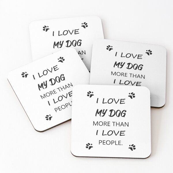 Item preview, I love my dog - black designed and sold by claudiasartwork.