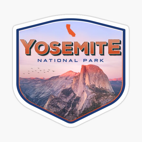 Yosemite National Park Badge Sticker