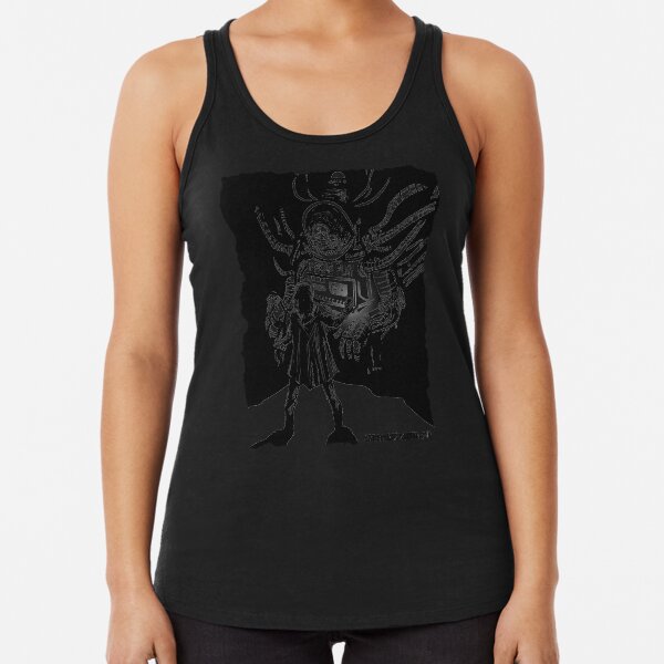 Press Play (Black & Transparent) Racerback Tank Top