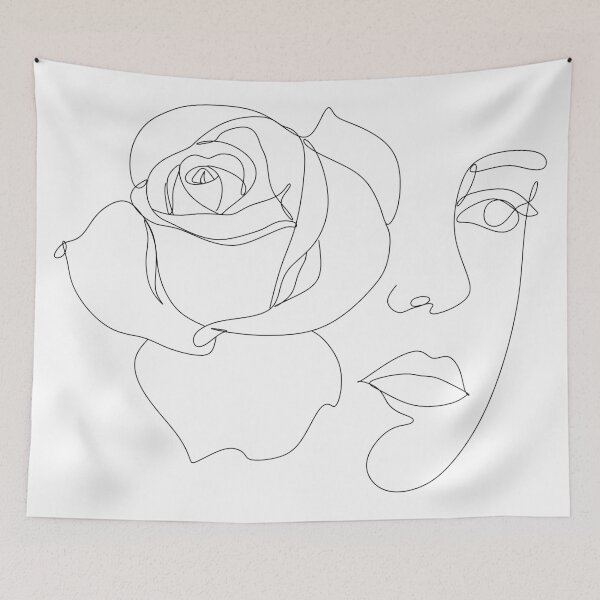 Item preview, Line Art  Woman designed and sold by OneLinePrint.