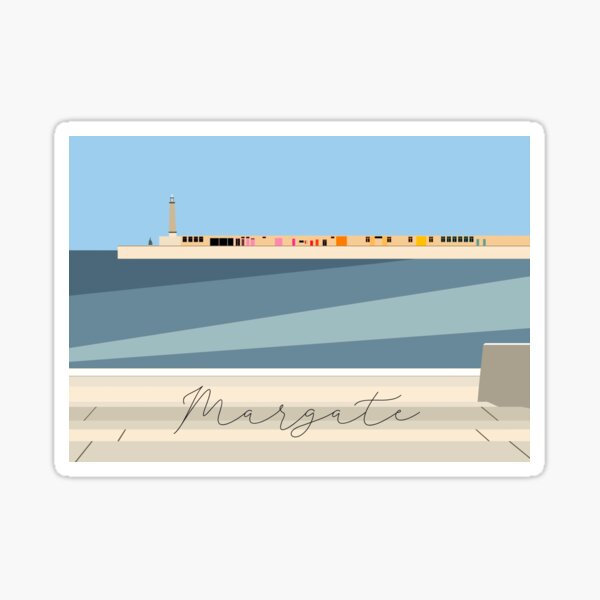 Margate Harbour Pier Sticker