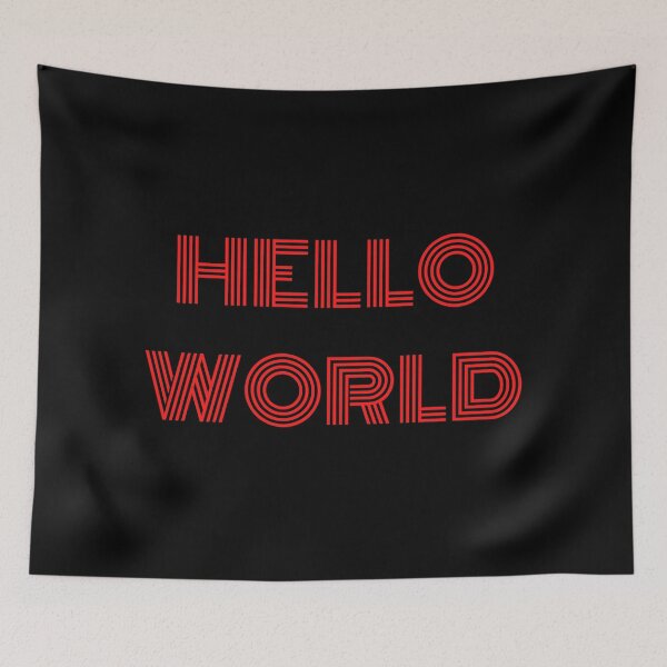 Item preview, Hello world designed and sold by Shirtupme.
