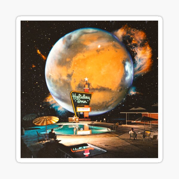 The Holiday Inn Space Sticker