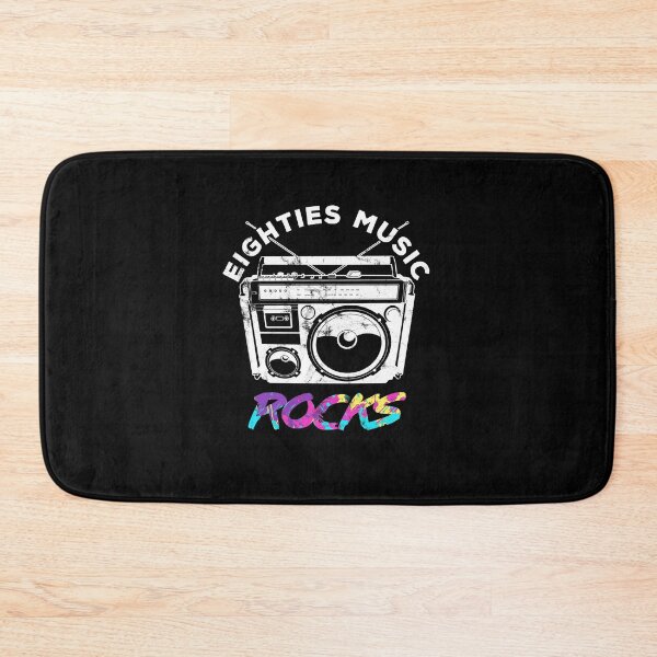 Aperçu de l'œuvre Eighties Music Rocks 80s Boombox Retro créée et vendue par majuga.