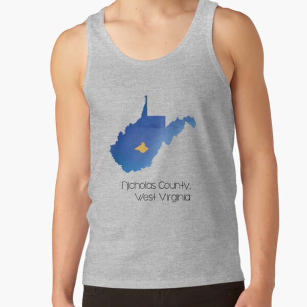 Low-Poly Nicholas County WV Tank Top