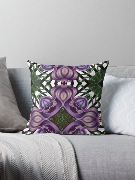 Amarylus Throw Pillow