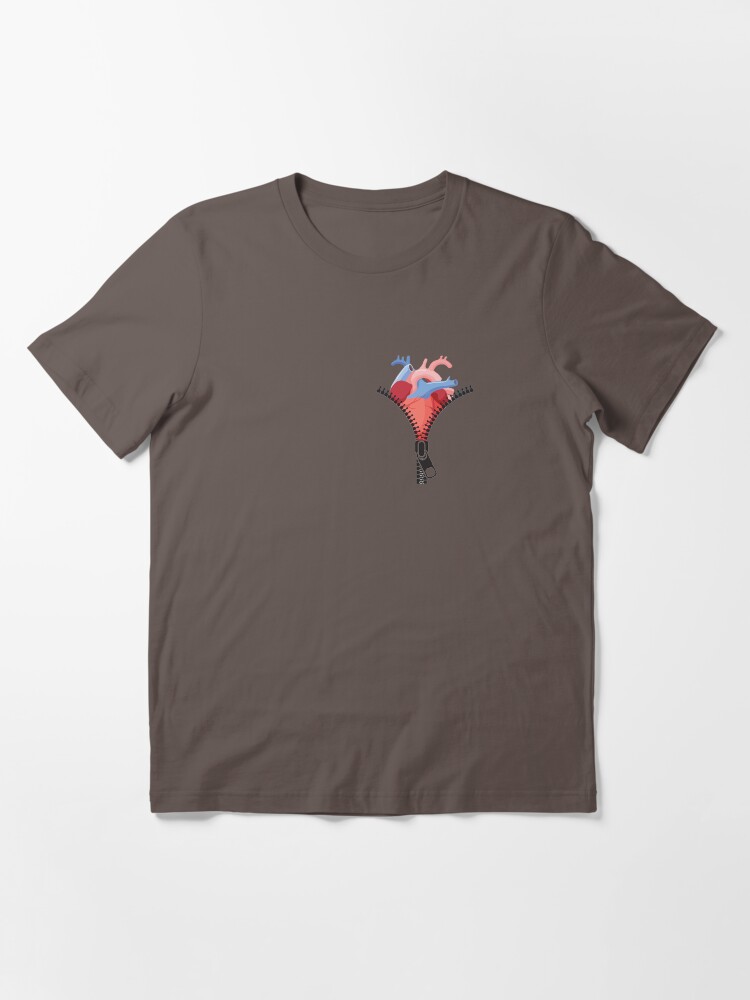 Alternate view of Open Heart Surgery Survivor Zipper Club Memeber Warrior Essential T-Shirt