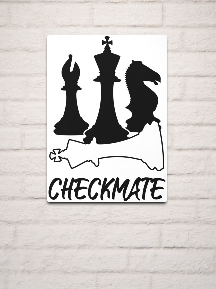 Checkmate Chess Metal Print by Me - Pixels